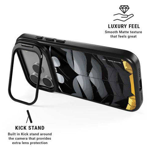 DC Comics Batman Chest Comic art iPhone 17 Pro Max Kickstand Case