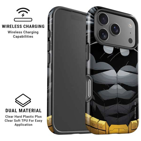 DC Comics Batman Chest Comic art iPhone 17 Pro Max Magsafe Impact Case