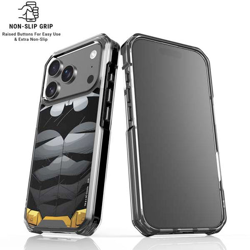 DC Comics Batman Chest Comic art iPhone 18 Pro Clear Case
