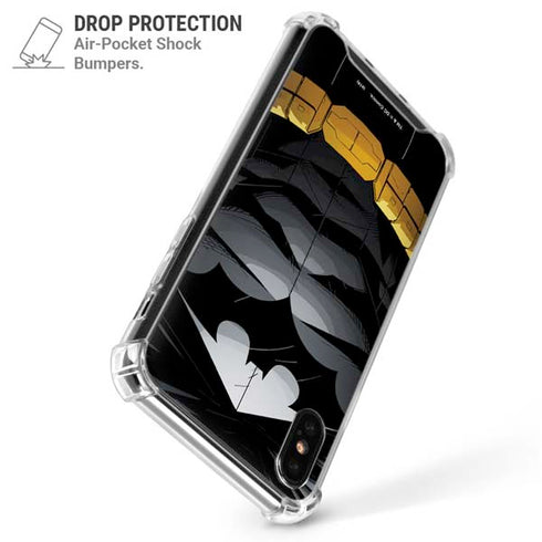 DC Comics Batman Chest Comic art iPhone X/XS Clear Case