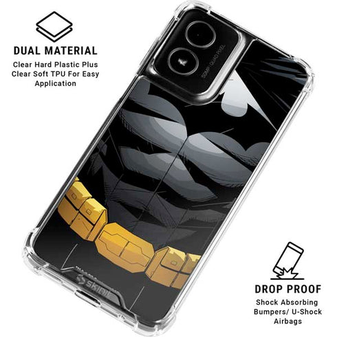 DC Comics Batman Chest Comic art Moto G Power 5G (2024) Clear Case