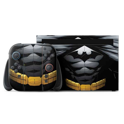 DC Comics Batman Chest Comic art Nintendo Switch 2 (2025) with Joy-Con Skin