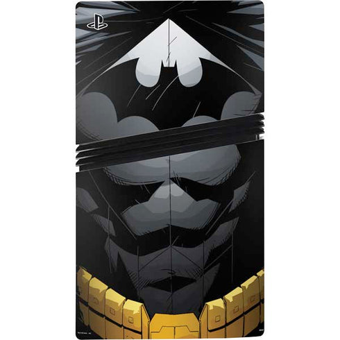 DC Comics Batman Chest Comic art PS5 Pro Console Skin