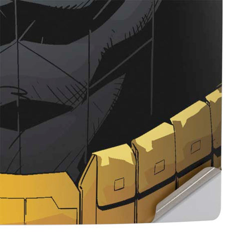 DC Comics Batman Chest Comic art PS5 Pro Console Skin