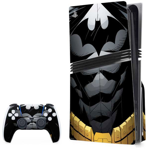 DC Comics Batman Chest Comic art PS5 Pro Disk Bundle Skin