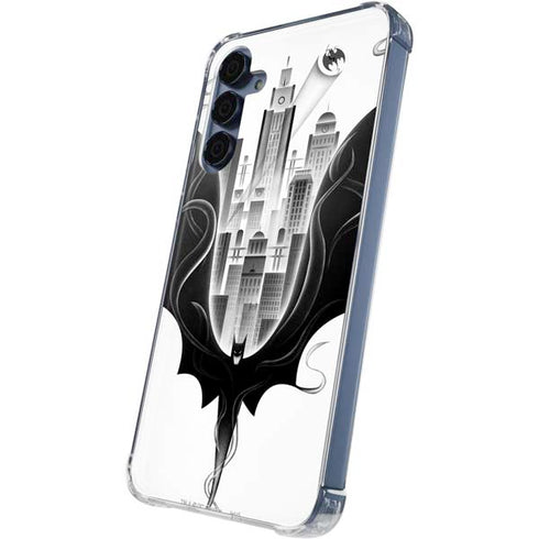 DC Comics Batman City Scape Cover Art Galaxy A55 5G Clear Case