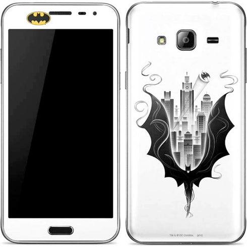 DC Comics Batman City Scape Cover Art Galaxy J3 Skin