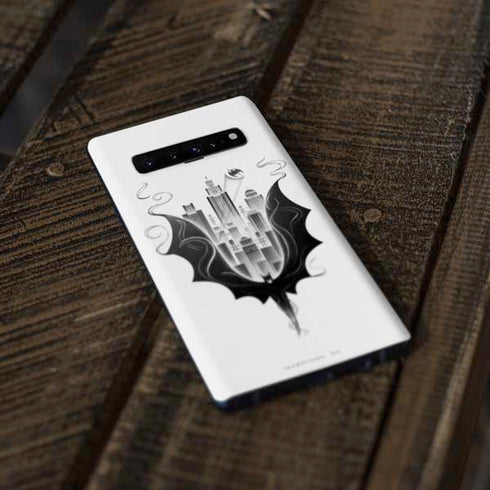 DC Comics Batman City Scape Cover Art Galaxy S10 Plus Skin