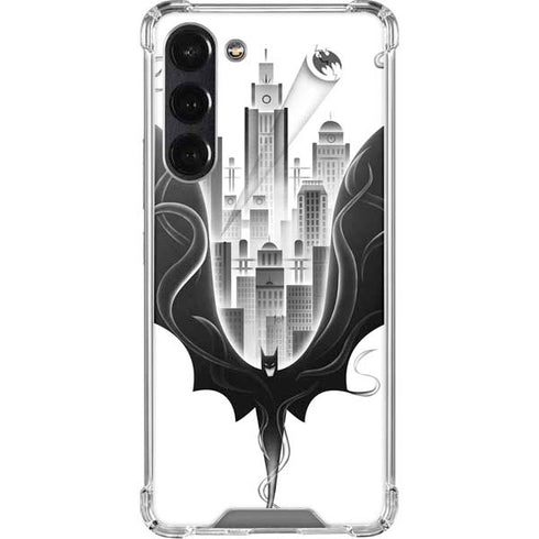 DC Comics Batman City Scape Cover Art Galaxy S24 FE Clear Case