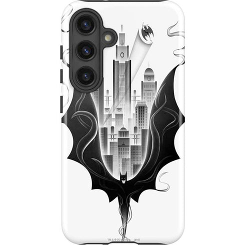 DC Comics Batman City Scape Cover Art Galaxy S25 Impact Case