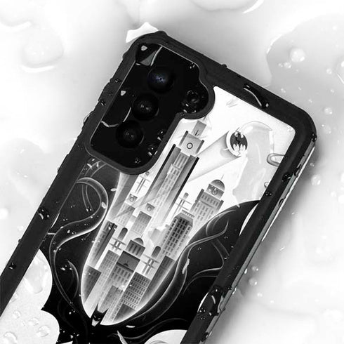 DC Comics Batman City Scape Cover Art Galaxy S24 Plus Waterproof Case