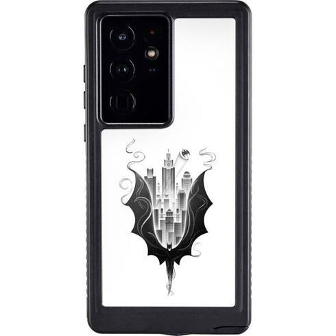 DC Comics Batman City Scape Cover Art Galaxy S24 Ultra Waterproof Case