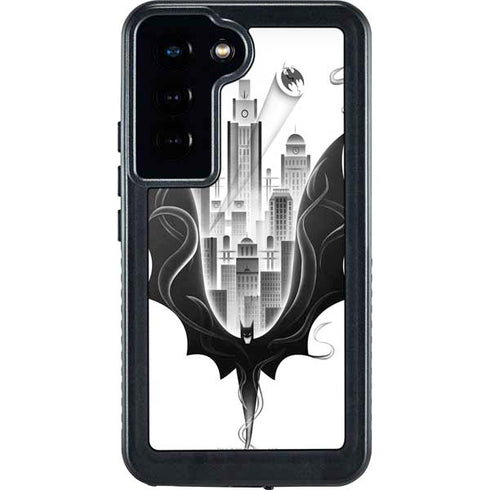 DC Comics Batman City Scape Cover Art Galaxy S24 Waterproof Case