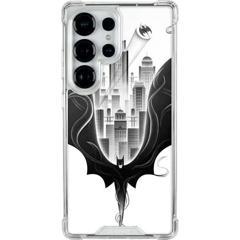 DC Comics Batman City Scape Cover Art Galaxy S25 Ultra Clear Case