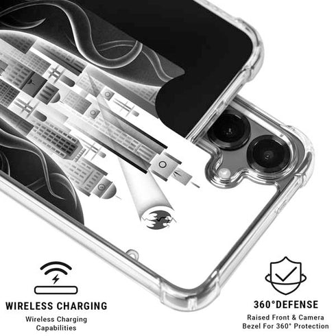 DC Comics Batman City Scape Cover Art Galaxy S26 Plus Clear Case