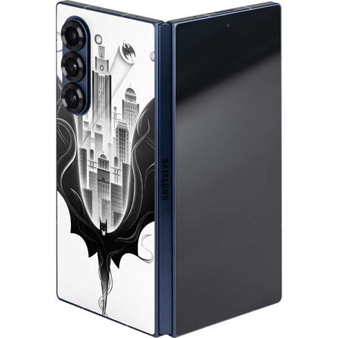 DC Comics Batman City Scape Cover Art Galaxy Z Fold6 Skin