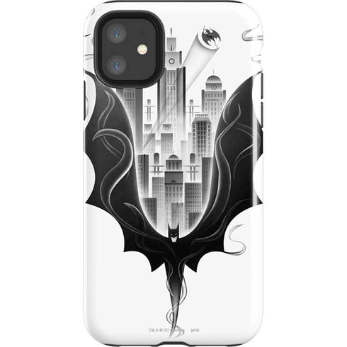 DC Comics Batman City Scape Cover Art iPhone 11 Impact Case