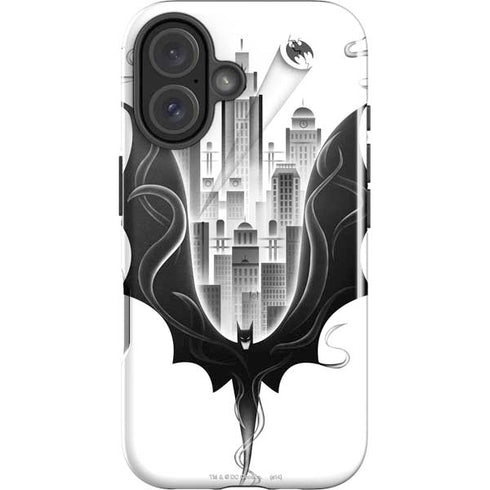DC Comics Batman City Scape Cover Art iPhone 16 Impact Case