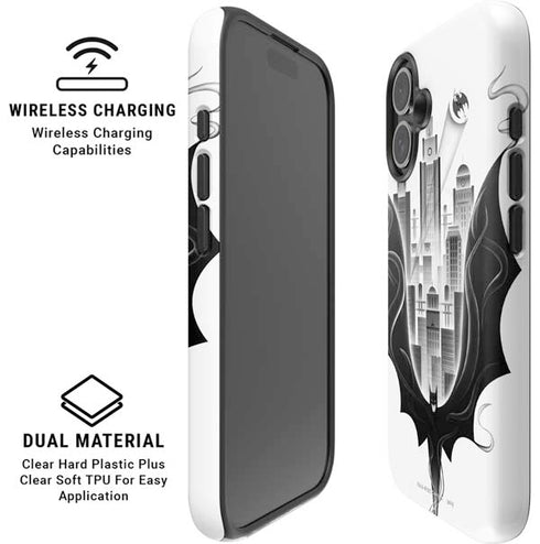 DC Comics Batman City Scape Cover Art iPhone 16 Magsafe Impact Case