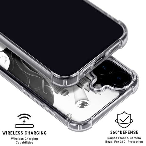 DC Comics Batman City Scape Cover Art iPhone 16 Plus Clear Case