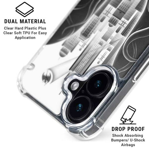 DC Comics Batman City Scape Cover Art iPhone 16 Plus Clear Case