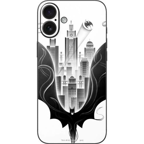 DC Comics Batman City Scape Cover Art iPhone 16 Plus Skin