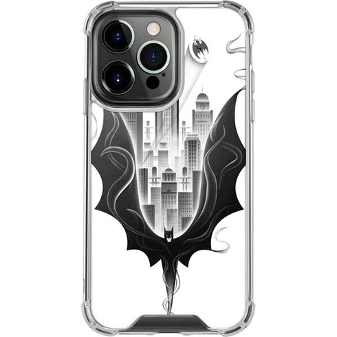 DC Comics Batman City Scape Cover Art iPhone 16 Pro Clear Case