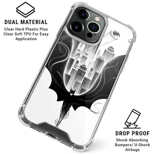 DC Comics Batman City Scape Cover Art iPhone 16 Pro Clear Case