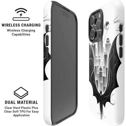 DC Comics Batman City Scape Cover Art iPhone 16 Pro Max Magsafe Impact Case