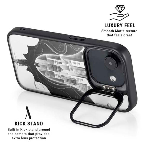 DC Comics Batman City Scape Cover Art iPhone 16e Kickstand Case