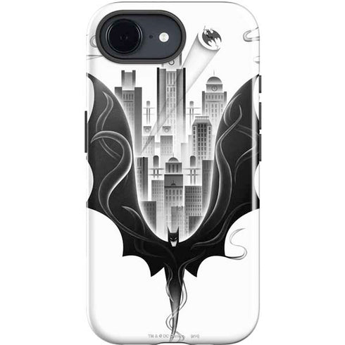 DC Comics Batman City Scape Cover Art iPhone 16e Impact Case