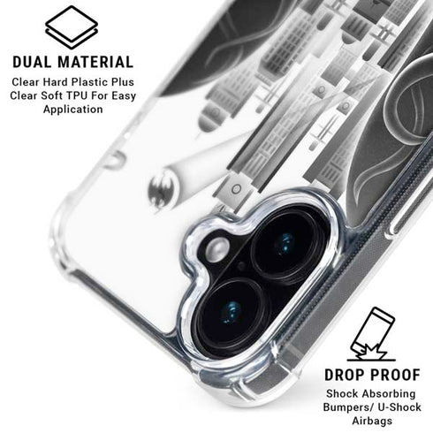 DC Comics Batman City Scape Cover Art iPhone 17 Clear Case