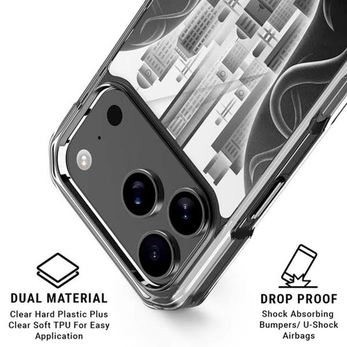 DC Comics Batman City Scape Cover Art iPhone 18 Pro Clear Case