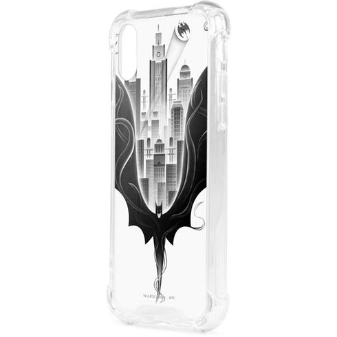 DC Comics Batman City Scape Cover Art iPhone XS Clear Case