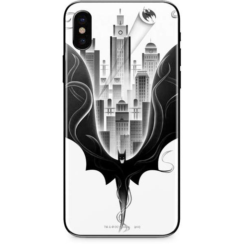 DC Comics Batman City Scape Cover Art iPhone XS Max Skin