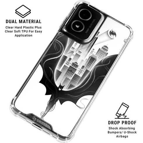 DC Comics Batman City Scape Cover Art Moto G Power 5G (2024) Clear Case