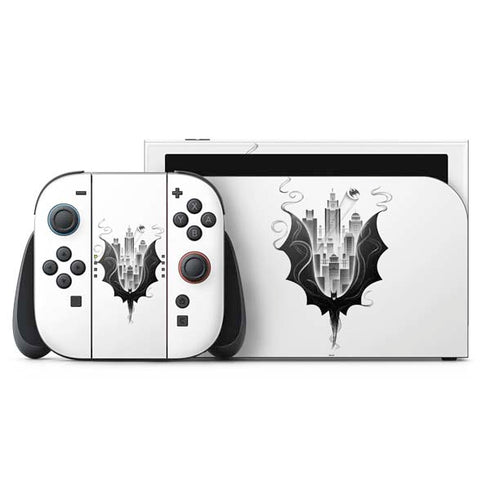 DC Comics Batman City Scape Cover Art Nintendo Switch 2 (2025) with Joy-Con Skin