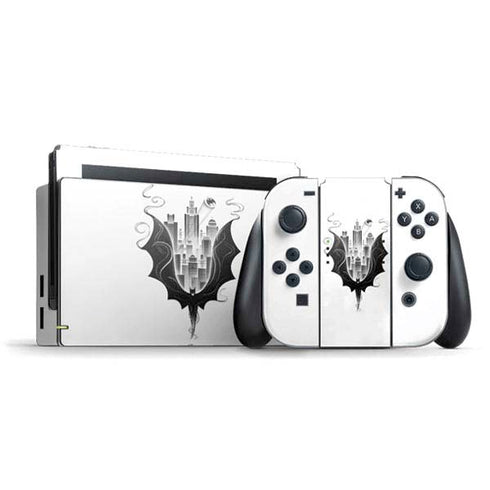 DC Comics Batman City Scape Cover Art Nintendo Skins
