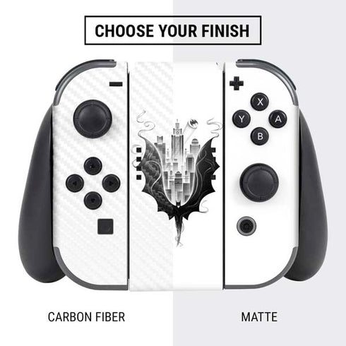 DC Comics Batman City Scape Cover Art Nintendo Switch Bundle Skin