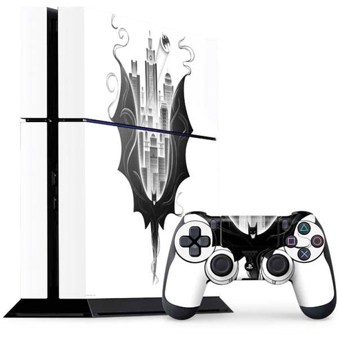 DC Comics Batman City Scape Cover Art PlayStation PS4 Skins