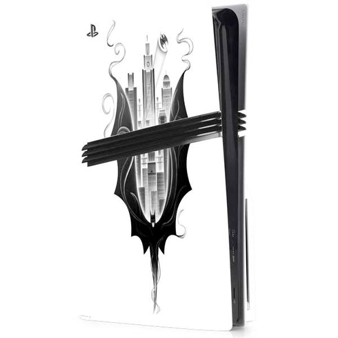 DC Comics Batman City Scape Cover Art PS5 Pro Disk Console Skin