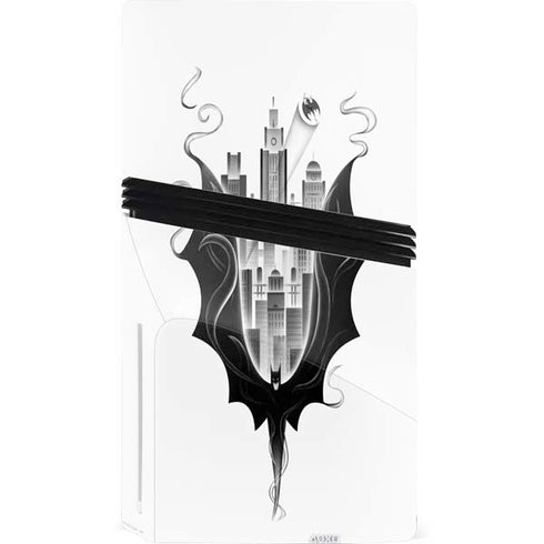 DC Comics Batman City Scape Cover Art PS5 Pro Disk Console Skin