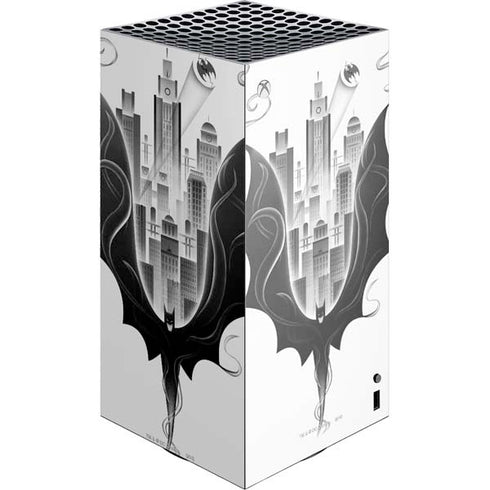 DC Comics Batman City Scape Cover Art XBox Series X Digital Edition Console Skin