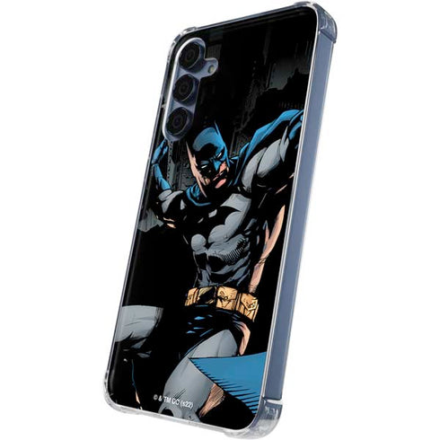 DC Comics Batman Throwing Batarang Jim Lee Art Galaxy A35 5G Clear Case