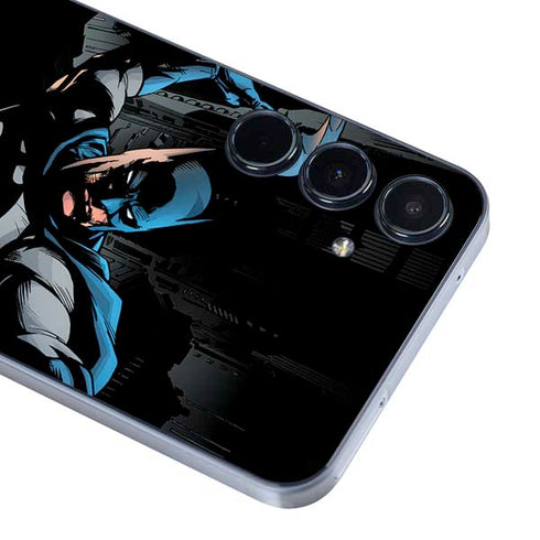 DC Comics Batman Throwing Batarang Jim Lee Art Galaxy A55 5G Skin