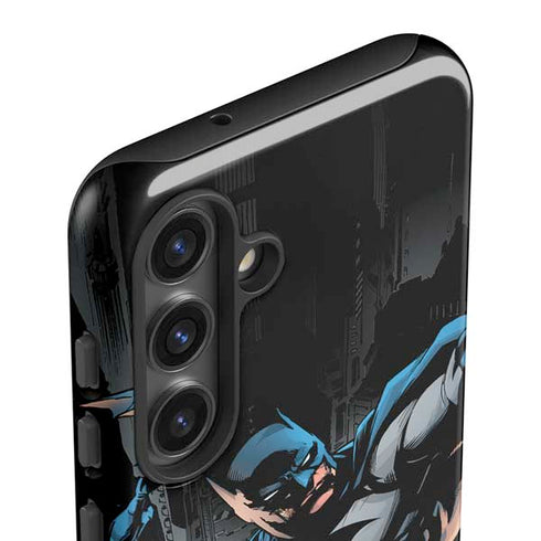 DC Comics Batman Throwing Batarang Jim Lee Art Galaxy S25 Impact Case