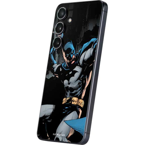 DC Comics Batman Throwing Batarang Jim Lee Art Galaxy S25 Skin