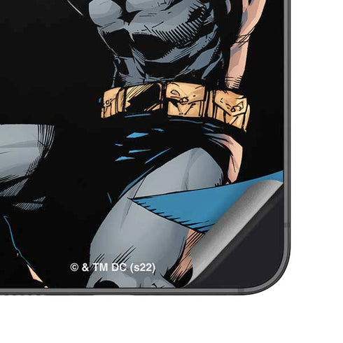 DC Comics Batman Throwing Batarang Jim Lee Art Galaxy S24 Skin