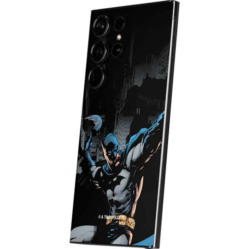 DC Comics Batman Throwing Batarang Jim Lee Art Galaxy S25 Ultra Skin