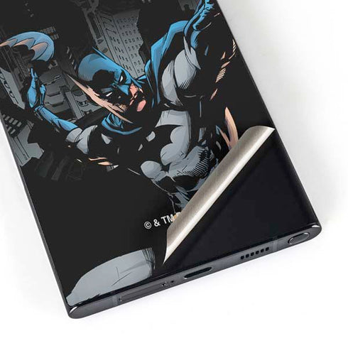 DC Comics Batman Throwing Batarang Jim Lee Art Galaxy S25 Ultra Skin